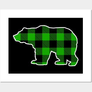 Buffalo Green Plaid Pattern Christmas Pajama Funny Gift Posters and Art